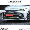 ロジャム ROJAM IRT GENIK フロントバンパースポイラー LED付き ハリアー MXUA8/AXUH8 22-FB-HA8011 ROJAM エアロ...