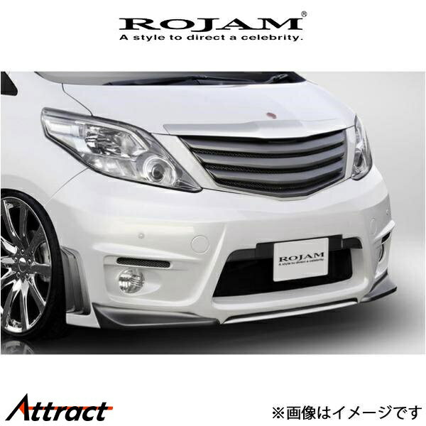 Over Fender - ロジャム ROJAM IRT GENIK フロントバンパースポイラー アルファード ANH20W/GGH20W系 22-FB-AL201 ROJAM エアロ 外装 エクステリア