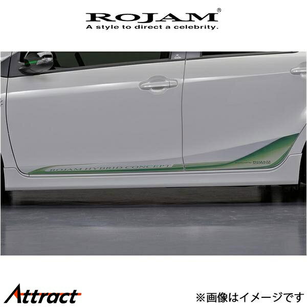 ロジャム ROJAMVerDE サイドデカール アクア NHP10 23-SD-AQ10G ROJAM エアロ 外装 エクステリア