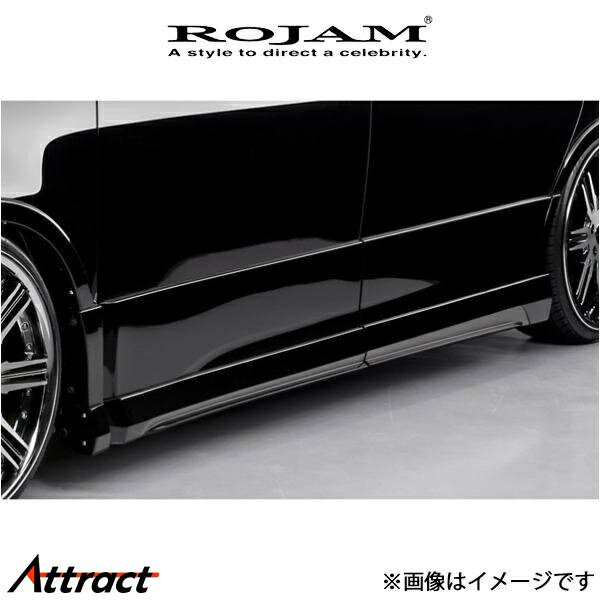 ロジャム ROJAM IRT GENIK サイドステップモール ヴォクシー ZRR70W 21-SS-VN70 ROJAM エアロ 外装 エクステリア