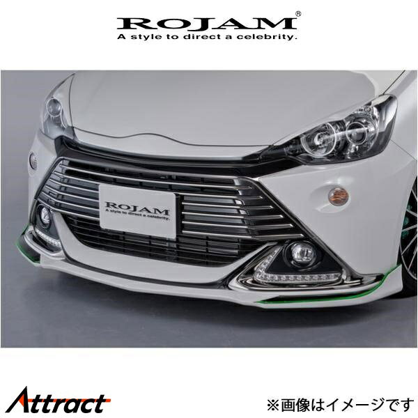 ロジャム ROJAMVerDE フロントリップスポイラー アクア NHP10 23-FLS-AQ10G ROJAM エアロ 外装 エクステリア