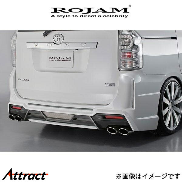 ロジャム ROJAM IRT GENIK リアバンパースポイラー ディフューザーVer.2 セット ヴォクシー 70系 22-RB-VO70/22-DF-VO702 ROJAM 外装
