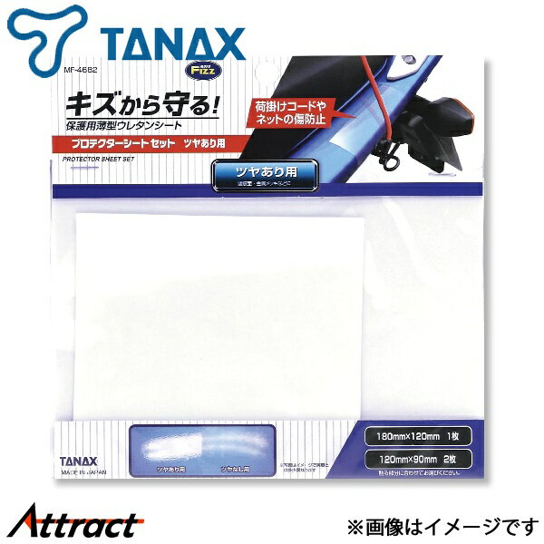 タナックス モトフィズ プロテクターシートセット ツヤアリ用 3枚 MF-4682 クリア TANAX バイク用品