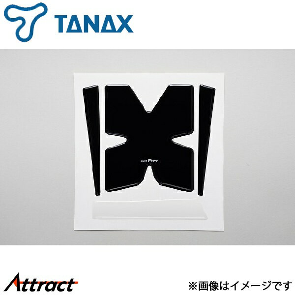 タナックス モトフィズ CC110/50 クロスカブ用 レッグシールドパッド 1セット MF-4782 ブラック TANAX バイク用品