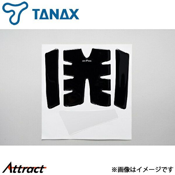 タナックス モトフィズ C125 スーパーカブ用 レッグシールドパッド 1セット MF-4786 ブラック TANAX バイク用品
