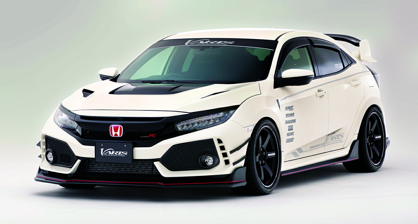 バリス ARISING-I フロントリップスポイラー シビック タイプR FK8 VAHO-013F VARI...