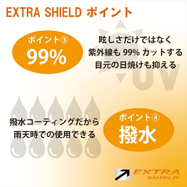 Attractの山城 EXTRA シールド VAS-A MV スモーク/ブルー EX037400 TOUR-CROSS V ヤマシロ バイク用品｜アングル3