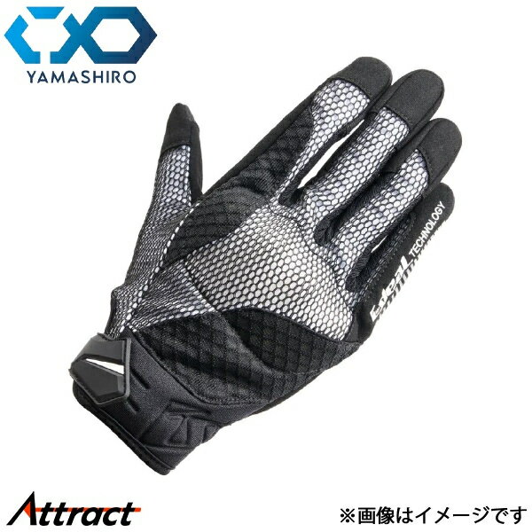 山城 IDEAL ID-008 グローブ AIR ブラック/ホワイト Lサイズ ID008/BK/WH/L 汎用 ...