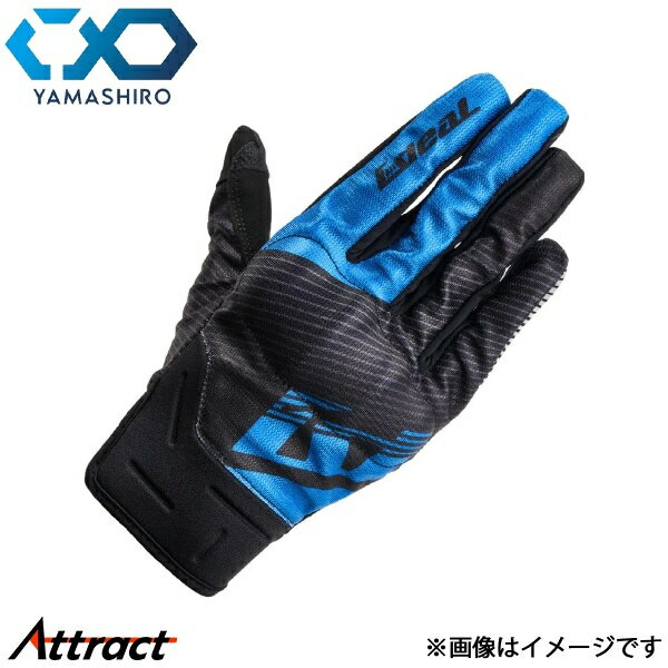 Other - 山城 IDEAL ID-024 グローブ SHINY2 ブラック/ブルー 2XLサイズ ID024/BK/BL/2XL 汎用 ヤマシロ バイク用品