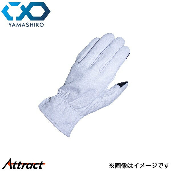 Other - 山城 IDEAL ID-301 GOAT レザーグローブ ホワイト L ID301WH/L 汎用 ヤマシロ バイク用品