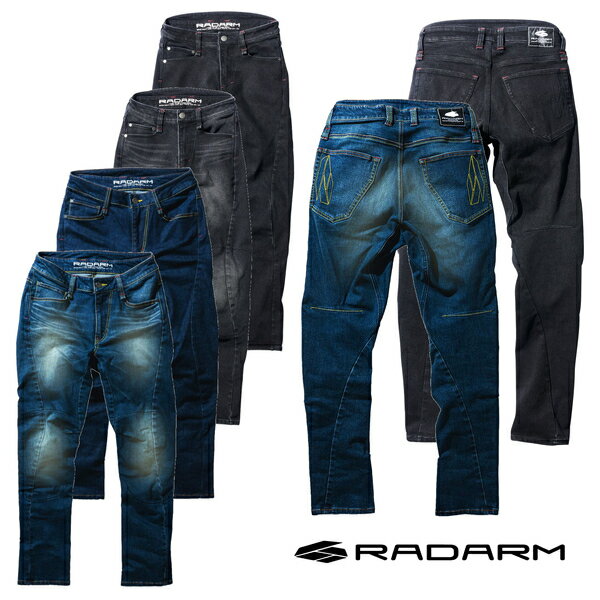 山城 RADARM RD-903ライディングジーンズ ブラック 4XLサイズ (40インチ) RD-903/B...