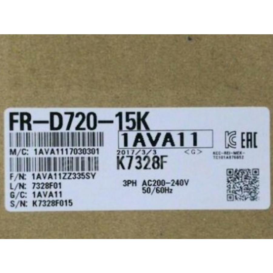 Rakuten - 【新品★適格請求書★送料無料】MITSUBISHI 三菱電機 FR-D720-15K インバーター◆ 6ヶ月保証