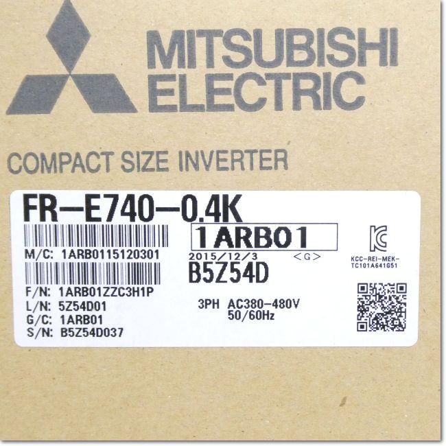 Rakuten - 【新品◆適格請求書◆送料無料】三菱電機 FR-E740-0.4K FREQROL-E700シリーズ 三相400Vクラス (簡単・パワフル小型インバータ) NN