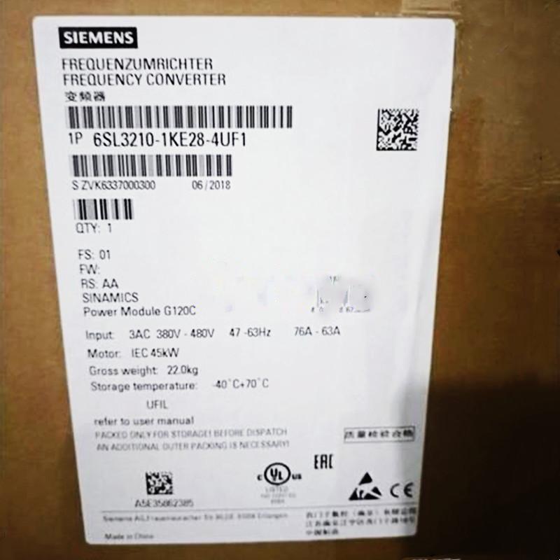【新品★適格請求書★送料無料】SIEMENS シーメンス インバータ 6SL3210-1KE28-4UF1 G120C 480V 45KW ◆6ヶ月保