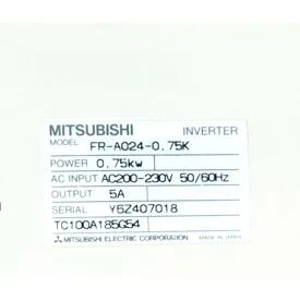 Rakuten - 新品【 ★送料無料 】MITSUBISHI 三菱電機 FR-A024-0.75K【6ヶ月保証】