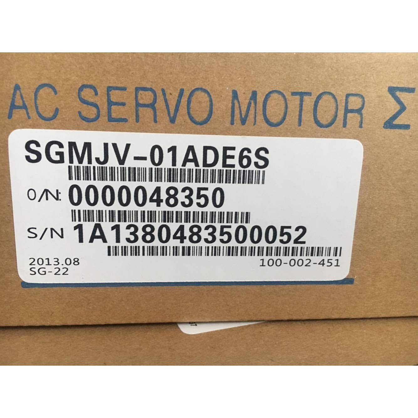Rakuten - 【新品★適格請求書★送料無料】YASKAWA 安川電機 SGMJV-01ADE6S サーボモーター【6ヶ月保証】