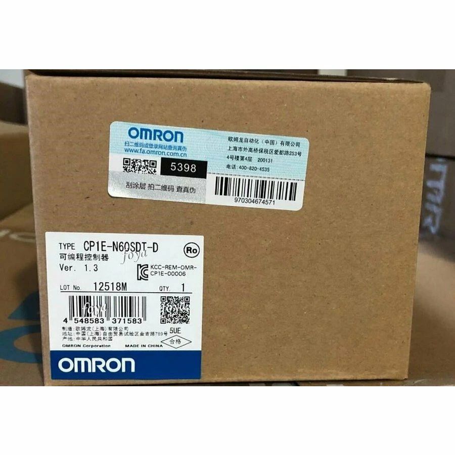 【新品★適格請求書★送料無料】OMRON オムロン CP1E-N60SDT-D【6ヶ月保証】
