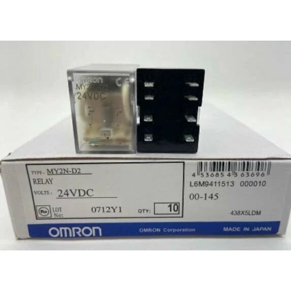 Rakuten - 【新品★適格請求書★送料無料】10個セット OMRON オムロン ミニパワーリレー MY2N-D2 DC24V【6ヶ月保証】