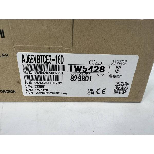 Rakuten - 【新品★適格請求書★送料無料】MITSUBISHI 三菱電機 AJ65VBTCE3-16D 入力ユニット【6ヶ月保証】