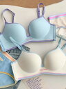 付け心地抜群!!コットン素材が嬉しい バストアップ ブラ&ショーツセット QQC-001-202410
