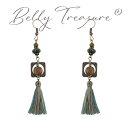 フリンジピアス エスニックピアス ウッドデザインnrsj-002-202503