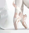 バレエ トゥーシューズ シャンパンカラー トゥパッド付きAIG-003-2025-3