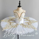 キッズ用大人用バレエダンス舞台衣装 ゴールド刺繍HSBL-008-202501