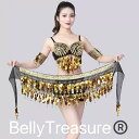 ベリーダンス ヒップスカーフ gold-YCW-022-202411