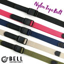 NIFCOバックル ナイロン テープベルト アウトドア ベルト メンズ レディース Bell Leather Craft