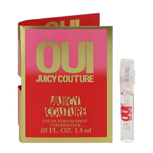 ジューシー クチュール 香水 レディース ウィ (チューブサンプル) EDP・SP 1.5ml 送料無料 香水 フレグランス プレゼント 贈り物 ギフト OUI JUICY COUTURE ジューシー クチュール 香水 レディース ウィ (チューブサンプル) EDP・SP 1.5ml 送料無料 香水 フレグランス プレゼント 贈り物 ギフト OUI JUICY COUTURE