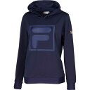 プルオーバーフーディ(レディース) M フィラネイビー #VL2713-20 送料込み(沖縄・離島を除く) FILA