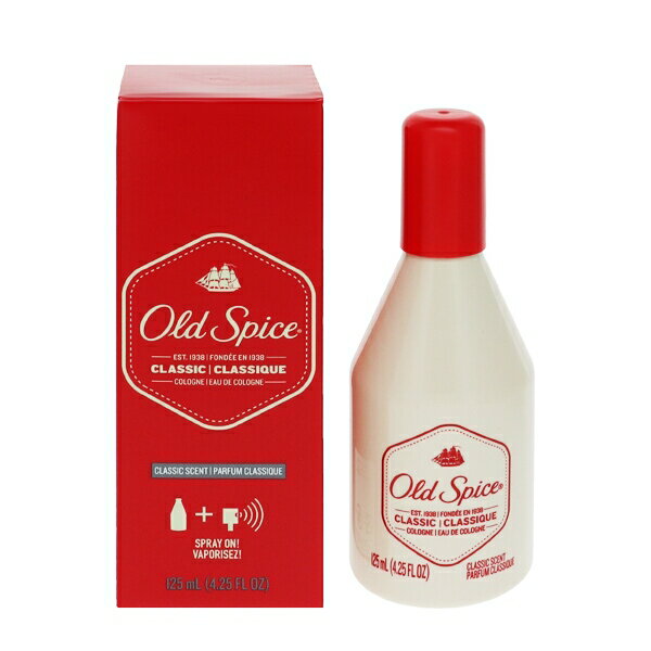 オールドスパイス 香水 OLD SPICE クラシック EDC.SP 125ml 【フレグランス ギフト プレゼント 誕生日 メンズ・男性用】【CLASSIC COLOGNE SPRAY】