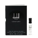 ダンヒル ダンヒル 香水 DUNHILL センチュリー (チューブサンプル) EDP・SP 2ml 【フレグランス ギフト プレゼント 誕生日 メンズ・男性用】【CENTURY EAU DE PARFUM FOR MEN SPRAY】