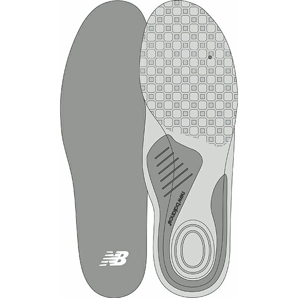 ニューバランス ハイリバウンディングインソール(両足組) M(24.5-25.5cm) グレー #LAM55634-GR 送料無料 NEW BALANCE
