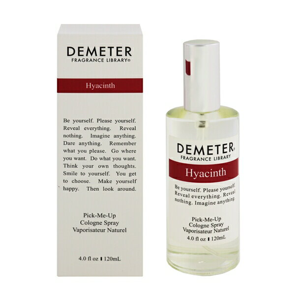 ディメーター ディメーター 香水 DEMETER ヒヤシンス EDC・SP 120ml 【あす楽 送料込み(沖縄・離島を除く)】【フレグランス ギフト プレゼント 誕生日 レディース・女性用】【HYACINTH COLOGNE SPRAY】