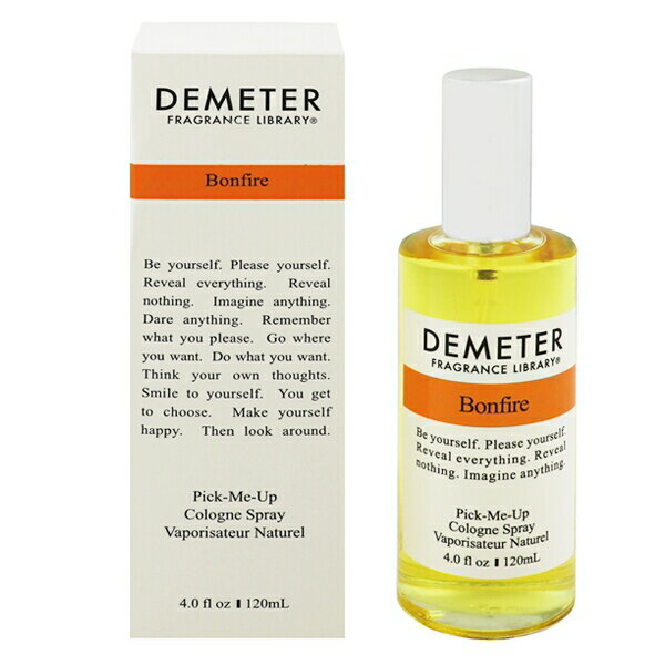 ディメーター 香水 DEMETER ボンファイアー EDC・SP 120ml 【あす楽 送料込み 沖縄・離島を除く 】【フレグランス ギフト プレゼント 誕生日 ユニセックス・男女共用】【BONFIRE PICK ME UP CO…