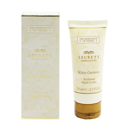 ザ マーチャント オブ ヴェニス ホワイトガーデニア パフュームド ハンドクリーム 75ml WHITE GARDENIA PERFUMED HAND CREAM THE MERCHANT OF VENICE ザ マーチャント オブ ヴェニス ホワイトガーデニア パフュームド ハンドクリーム 75ml WHITE GARDENIA PERFUMED HAND CREAM THE MERCHANT OF VENICE