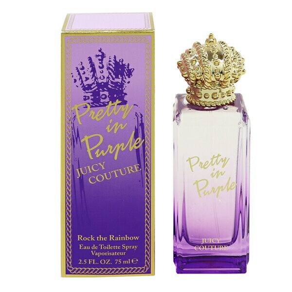 ジューシー クチュール 香水 レディース ロック ザ レインボー プリティ イン パープル EDT・SP 75ml 送料込み(沖縄・離島を除く) 香水 フレグランス 新生活2025 ギフト ROCK THE RAINBOW PRETTY IN PURPLE JUICY COUTURE