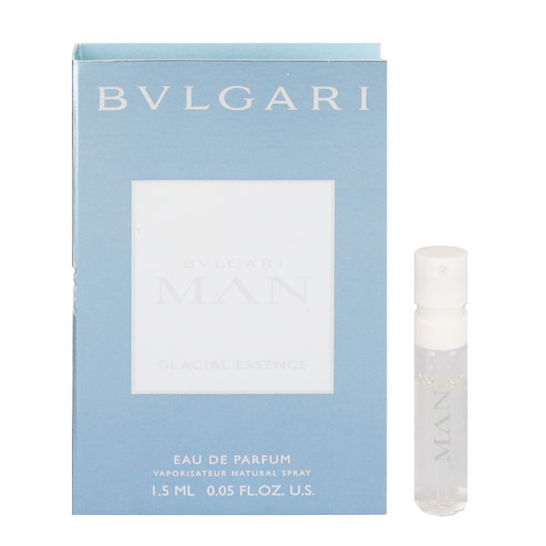 香水 BVLGARI ブルガリ マン グレイシャル エッセンス (チューブサンプル) EDP・SP 1.5ml 【フレグランス ギフト プレゼント 誕生日 メンズ・男性用】【ブルガリ マン BVLGARI MAN GLACIAL ESSENCE EAU DE PARFUM SPRAY】