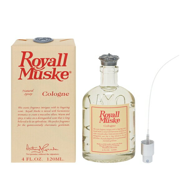 ロイヤル 香水 ROYALL ロイヤル ムスク EDC・SP 120ml 【送料込み(沖縄・離島を除く)】【フレグランス ギフト プレゼント 誕生日 メンズ・男性用】【ROYALL MUSKE ALL PURPOSE LOTION BODY COLOGNE SPRAY】