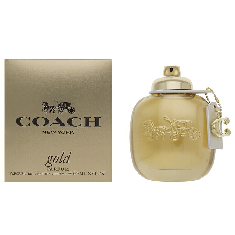 香水 レディース コーチ ゴールド P・SP 90ml 送料無料 香水 フレグランス プレゼント 贈り物 ギフト COACH GOLD PARFUM belmo-11974187 belmo ONLINE パッケージ画像