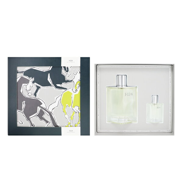 エルメス エルメス 香水 HERMES H24 EDT コフレセット 100ml/12.5ml 【あす楽 送料無料】【フレグランス ギフト プレゼント 誕生日 メンズ・男性用】【H24 H24 EAU DE TOILETTE】