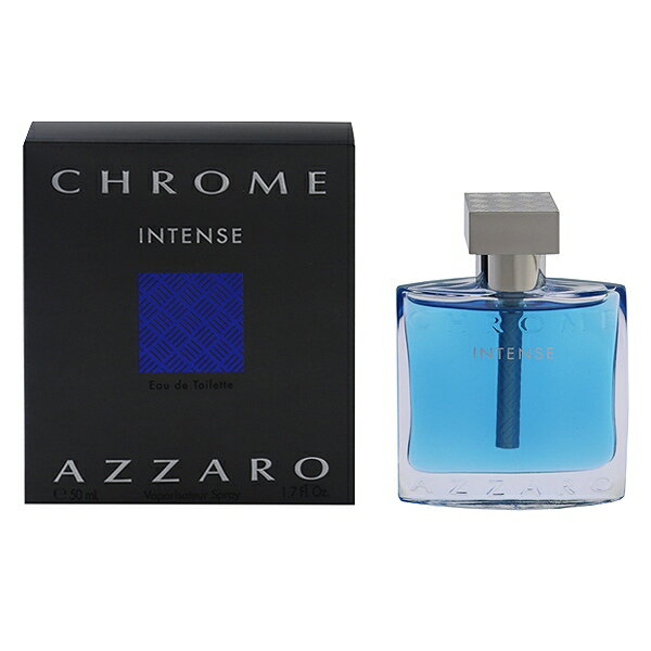 アザロ アザロ 香水 AZZARO クローム インテンス EDT・SP 50ml 【あす楽】【フレグランス ギフト プレゼント 誕生日 メンズ・男性用】【クローム CHROME INTENSE EAU DE TOILETTE SPRAY】