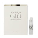 アルマーニ ジョルジオ アルマーニ 香水 GIORGIO ARMANI アクア ディ ジオ オム (チューブサンプル) EDT・SP 1.2ml 【フレグランス ギフト プレゼント 誕生日 メンズ・男性用】【アクア ディ ジオ ACQUA DI GIO POUR HOMME EAU DE TOILETTE SPRAY】