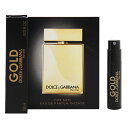 ドルチェ＆ガッバーナ 香水 DOLCE＆GABBANA ザ ワン ゴールド インテンス フォーメン (チューブサンプル) EDP・SP 0.8ml 【フレグランス ギフト プレゼント 誕生日 メンズ・男性用】【ザ ワン THE ONE GOLD INTENSE FOR MEN EAU DE PARFUM SPRAY】