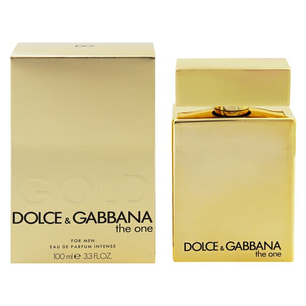 ドルチェ＆ガッバーナ 香水 DOLCE＆GABBANA ザ ワン ゴールド インテンス フォーメン EDP・SP 100ml 【あす楽 送料無料】【フレグランス ギフト プレゼント 誕生日 メンズ・男性用】【ザ ワン THE ONE GOLD INTENSE FOR MEN EAU DE PARFUM SPRAY】