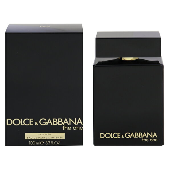 ドルチェ&ガッバーナ D&G ドルガバ 香水 メンズ ザ ワン フォーメン インテンス EDP・SP 100ml 送料無料 プレゼント 贈り物 ギフト THE ONE FOR MEN INTENSE DOLCE&GABBANA