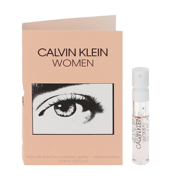 香水 CALVIN KLEIN カルバンクライン ウーマン インテンス (チューブサンプル) EDP・SP 1.2ml 【フレグランス ギフト プレゼント 誕生日 レディース・女性用】【カルバンクライン ウーマン CALVIN KLEIN WOMAN INTENSE EAU DE PARFUM SPRAY】