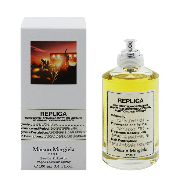 メゾン マルジェラ 香水 MAISON MARGIELA レプリカ ミュージック フェスティバル EDT SP 100ml 【あす楽 送料無料】【フレグランス ギフト プレゼント 誕生日 ユニセックス 男女共用】【レプリカ REPLICA MUSIC FESTIVAL EAU DE TOILETTE SPRAY】