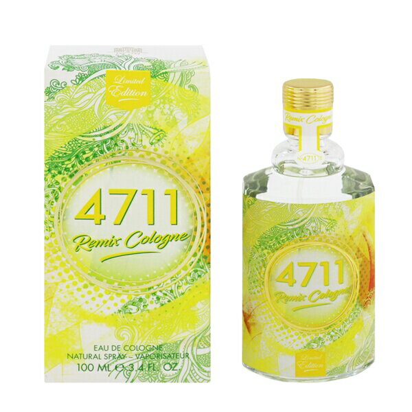 4711 香水 4711 リミックス レモン (2020) EDC・SP 100ml 【あす楽】【フレグランス ギフト プレゼント 誕生日 ユニセックス・男女共用】【4711 リミックス 4711 REMIX 2020 ZITRONE EAU DE COLOGNE SPRAY】